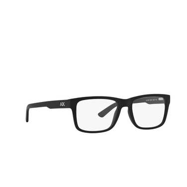 Armani Exchange AX3016 Eyeglasses 8078 matte black - three-quarters view