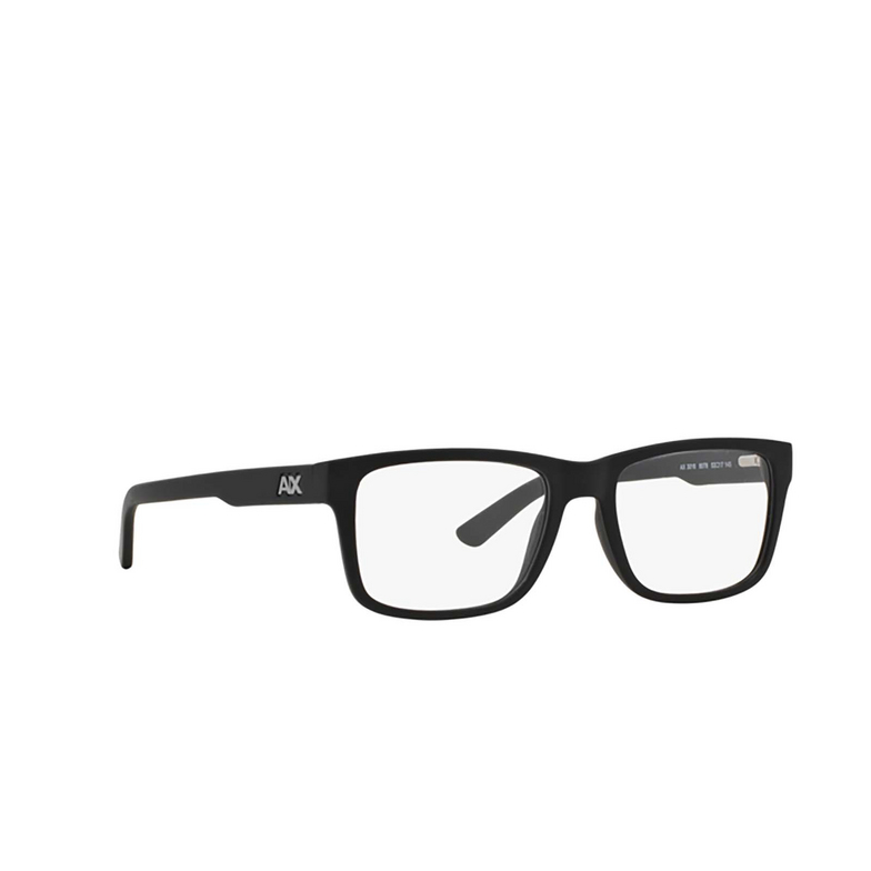 Armani Exchange AX3016 Eyeglasses 8078 matte black - 2/3