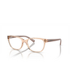 Armani Exchange AX3037 Eyeglasses 8342 shiny transparent tundra - product thumbnail 2/3