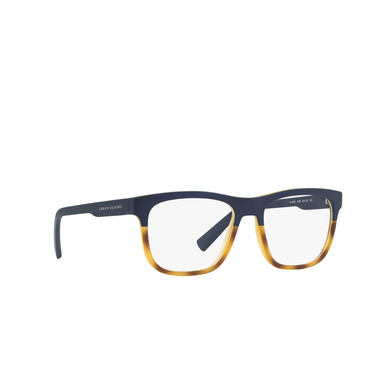 Armani Exchange AX3050 Eyeglasses 8246 matte havana - three-quarters view