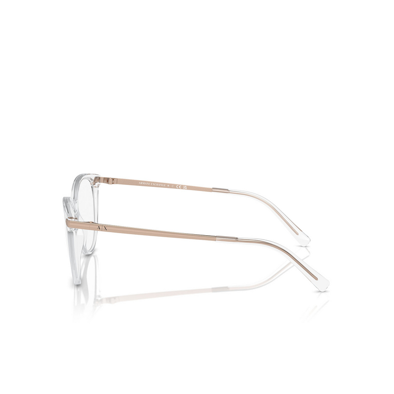 Gafas graduadas Armani Exchange AX3078 8333 shiny crystal - 3/3