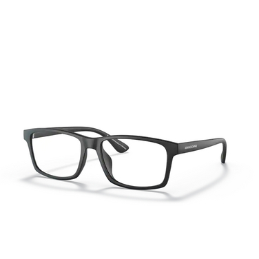 Armani Exchange AX3083U Eyeglasses 8078 matte black - three-quarters view