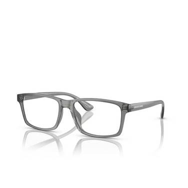 Armani Exchange AX3083U Eyeglasses 8239 transparent grey - three-quarters view