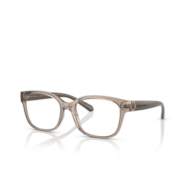 Armani Exchange AX3098 Eyeglasses 8240 shiny transparent tundra - three-quarters view