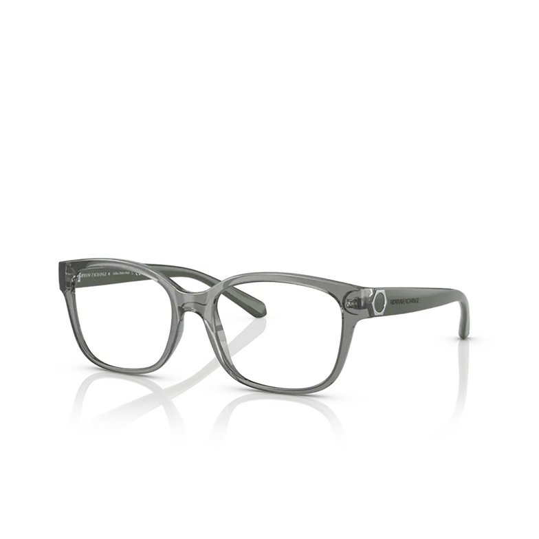 Gafas graduadas Armani Exchange AX3098 8242 shiny transparent green - 2/3