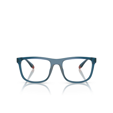 Lunettes de vue Armani Exchange AX3101U 8187 shiny transparent blue - Vue de face