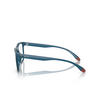 Occhiali da vista Armani Exchange AX3101U 8187 shiny transparent blue - anteprima prodotto 3/3