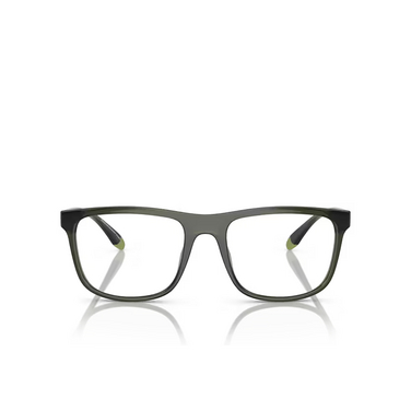 Lunettes de vue Armani Exchange AX3101U 8341 shiny transparent green - Vue de face