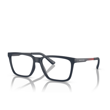 Armani Exchange AX3103 Eyeglasses 8181 matte blue - three-quarters view