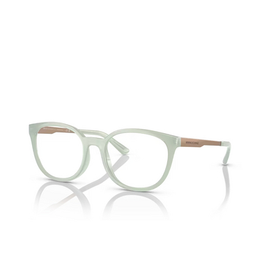 Armani Exchange AX3104 Eyeglasses 8160 shiny opaline azure - three-quarters view