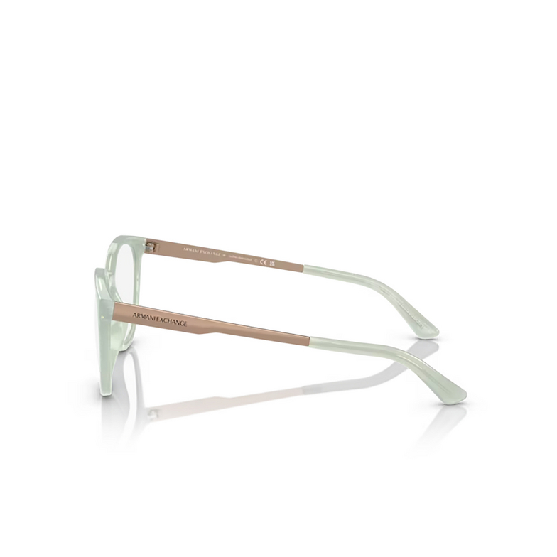 Lunettes de vue Armani Exchange AX3104 8160 shiny opaline azure - 3/3