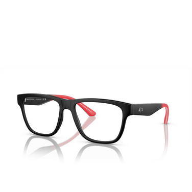 Armani Exchange AX3105 Eyeglasses 8078 matte black - three-quarters view