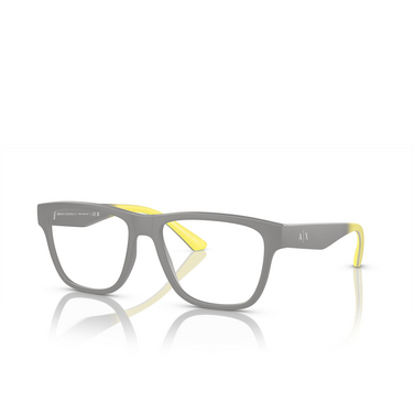 Armani Exchange AX3105 Eyeglasses 8180 matte grey - three-quarters view