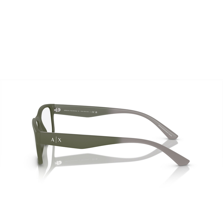 Armani Exchange AX3106 Eyeglasses 8301 matte green - 3/3