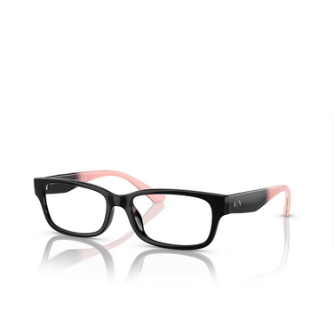 Lunettes de vue Armani Exchange AX3107U 8211 shiny black - Vue trois quarts