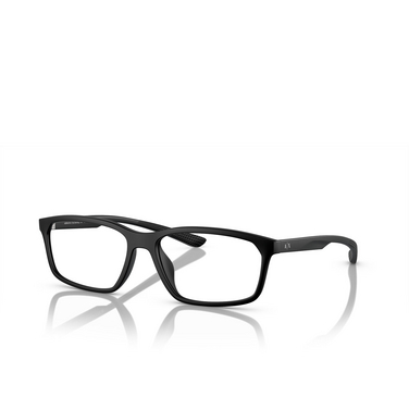 Armani Exchange AX3108U Eyeglasses 8078 matte black - three-quarters view
