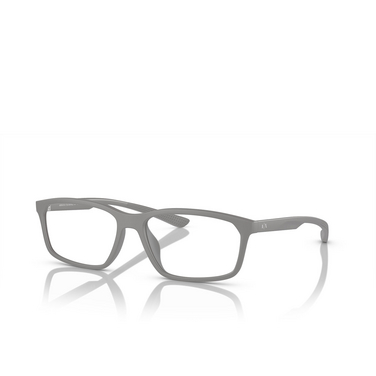Armani Exchange AX3108U Eyeglasses 8180 matte grey - three-quarters view