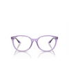 Occhiali da vista Armani Exchange AX3109 8236 shiny transparent violet - anteprima prodotto 1/3