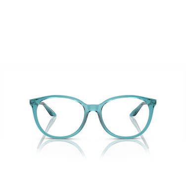 Lunettes de vue Armani Exchange AX3109 8237 shiny transparent petroleum - Vue de face