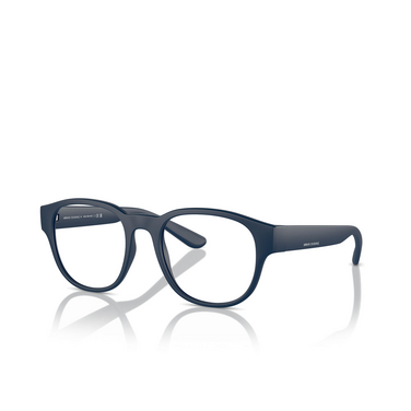 Armani Exchange AX3110 Eyeglasses 8181 matte blue - three-quarters view