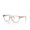 Gafas graduadas Armani Exchange AX3111U 8344 shiny transparent brown - Miniatura del producto 2/3