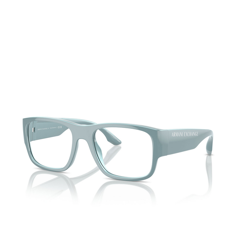 Armani Exchange AX3112U Korrektionsbrillen 8352 metalized light blue / grey - 2/3