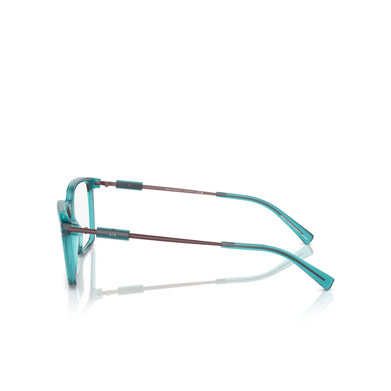 Gafas graduadas Armani Exchange AX3113 8351 shiny transparent green - 3/3