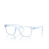 Gafas graduadas Armani Exchange AX3114 8345 shiny transparent blue - Miniatura del producto 2/3