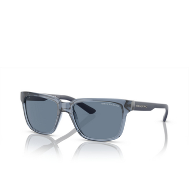 Armani Exchange AX4026S Sunglasses 82782V shiny transparent blue - three-quarters view