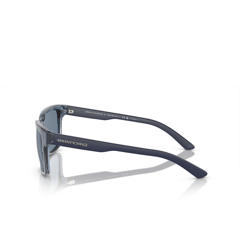 Gafas de sol Armani Exchange AX4026S 82782V shiny transparent blue - 3/3