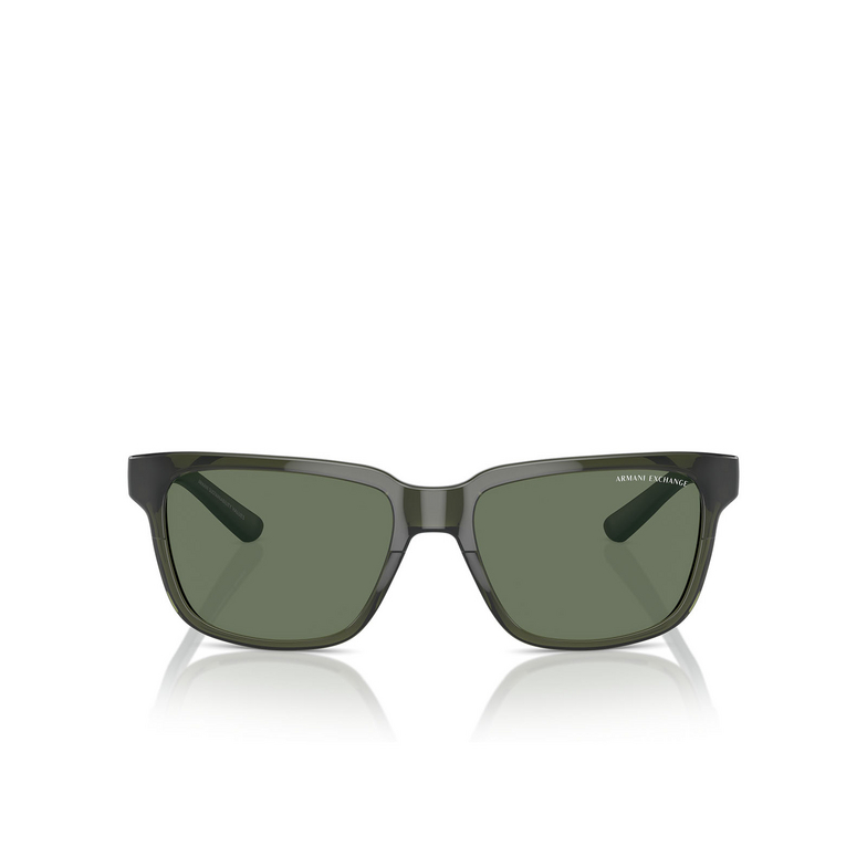 Gafas de sol Armani Exchange AX4026S 83419A shiny transparent green - 1/3