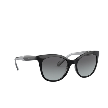 Armani Exchange AX4094S Sunglasses 81588G shiny black - three-quarters view