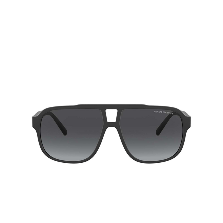 Occhiali da sole Armani Exchange AX4104S 80788G matte black - 1/3