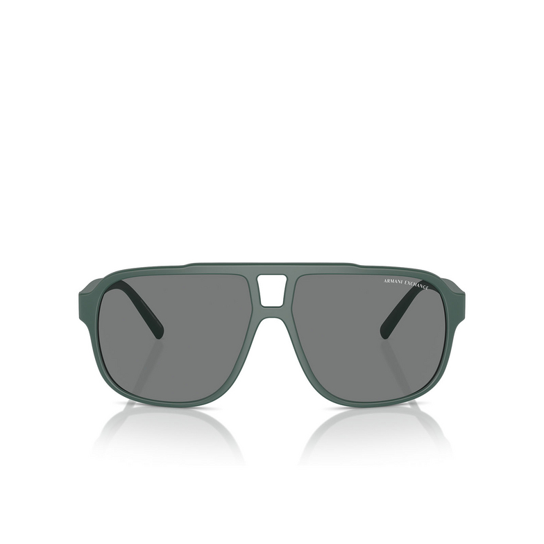 Armani Exchange AX4104S Sunglasses 831087 matte green - 1/3