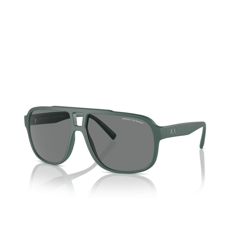 Armani Exchange AX4104S Sunglasses 831087 matte green - 2/3