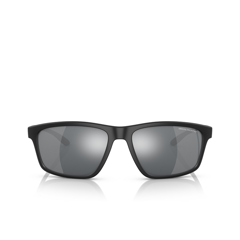 Occhiali da sole Armani Exchange AX4122S 80786G matte black - 1/3