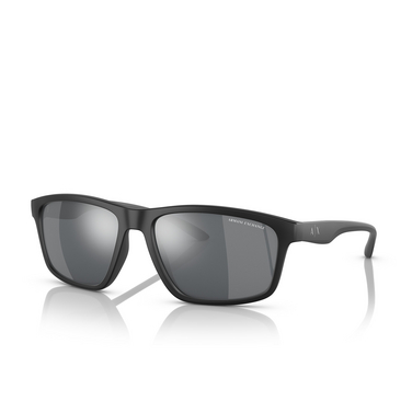 Armani Exchange AX4122S Sonnenbrillen 80786G matte black - Dreiviertelansicht