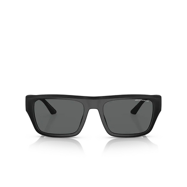 Gafas de sol Armani Exchange AX4124SU 807887 matte black - Vista delantera