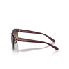 Occhiali da sole Armani Exchange AX4127S 824113 shiny transparent red - anteprima prodotto 3/3