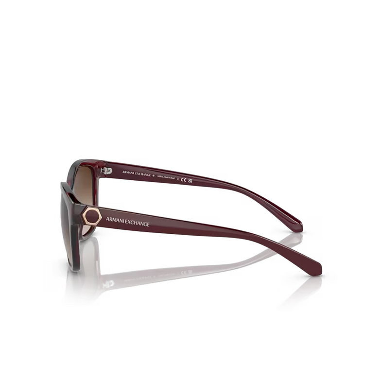 Armani Exchange AX4127S Sonnenbrillen 824113 shiny transparent red - 3/3