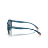 Gafas de sol Armani Exchange AX4129SU 818780 shiny transparent blue - Miniatura del producto 3/3