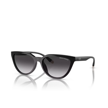 Occhiali da sole Armani Exchange AX4130SU 81588G shiny black - tre quarti