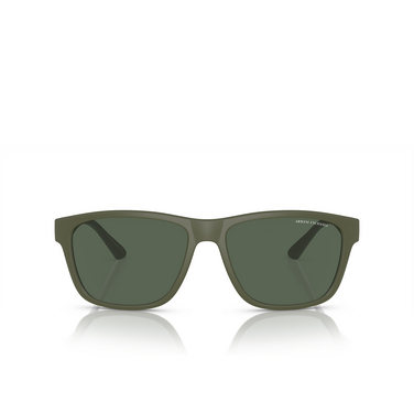 Lunettes de soleil Armani Exchange AX4135S 830171 matte green - Vue de face