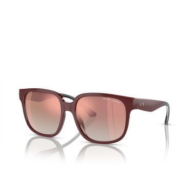 Gafas de sol Armani Exchange AX4136SU 82986F shiny bordeaux - Vista tres cuartos