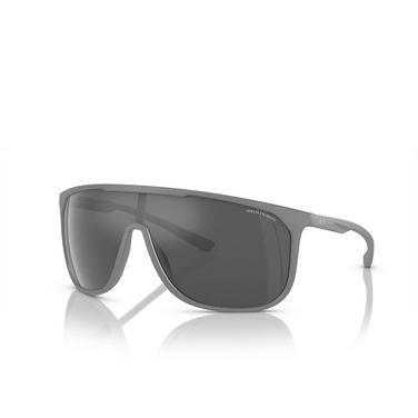 Gafas de sol Armani Exchange AX4137SU 81806G matte grey - Vista tres cuartos