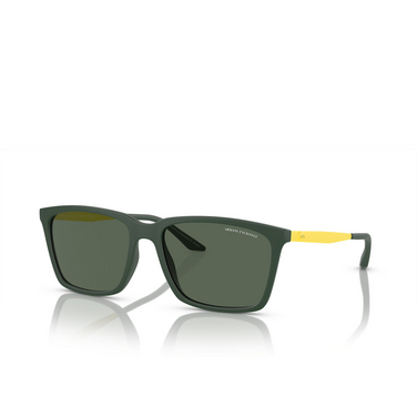 Armani Exchange AX4138S Sunglasses 830171 matte green - three-quarters view