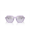 Lunettes de soleil Armani Exchange AX4139SU 82367P shiny transparent violet - Vignette du produit 1/3