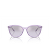 Armani Exchange AX4140S Sunglasses 82367P shiny transparent violet - product thumbnail 1/3