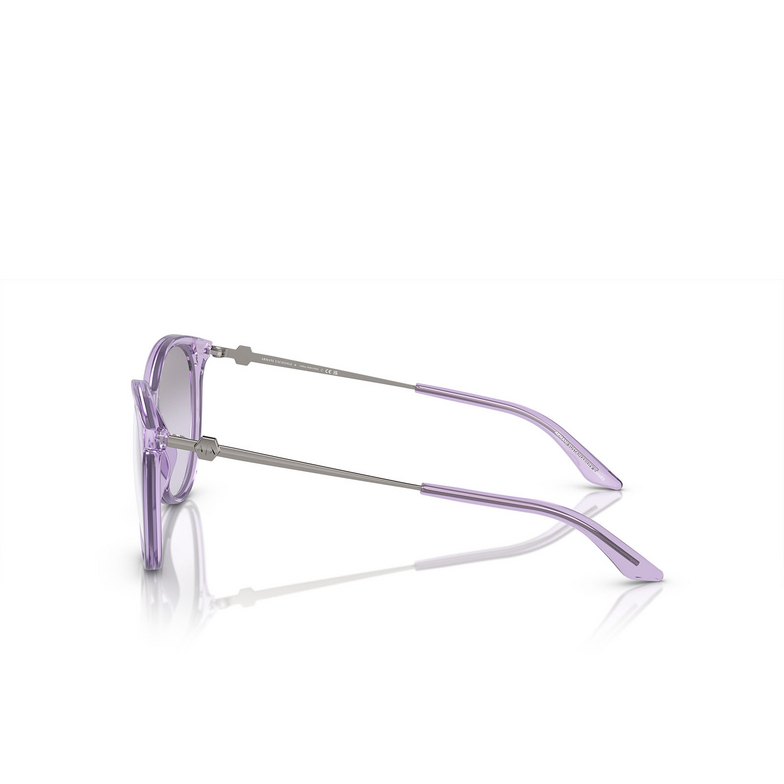 Lunettes de soleil Armani Exchange AX4140S 82367P shiny transparent violet - 3/3