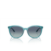 Gafas de sol Armani Exchange AX4140S 82374S shiny transparent petroleum - Miniatura del producto 1/3